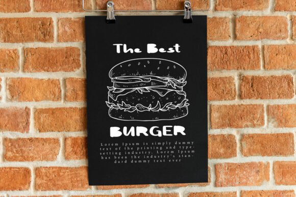 Burger Mayonnaise Font - Preview 1