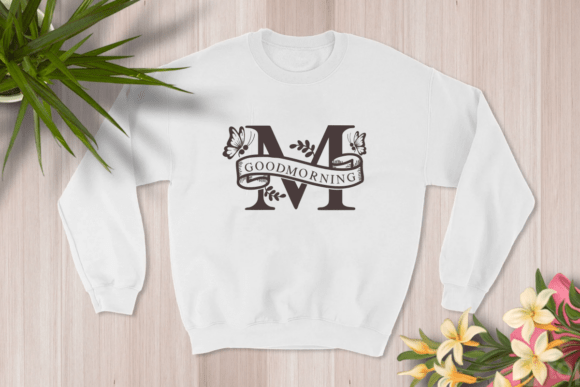 Butterfly Monogram Font - Preview 1