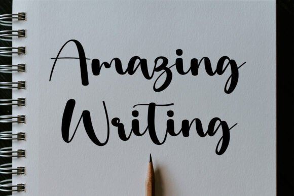 Charming Display Font PNG with transparent background - Preview 1