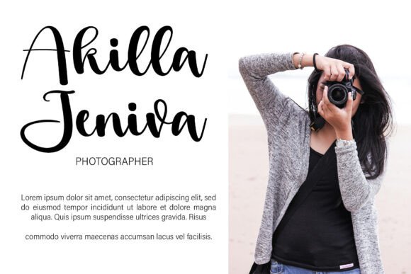 Charming Display Font PNG with transparent background - Preview 3