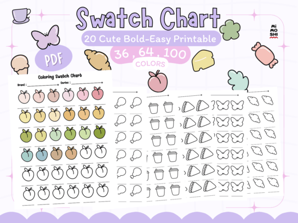 Color Swatch Chart Printable