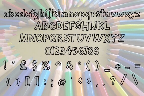 Colour Me Pretty Font - Preview 1