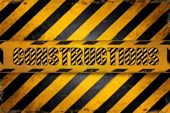 Construction Bundle Font - Preview 3