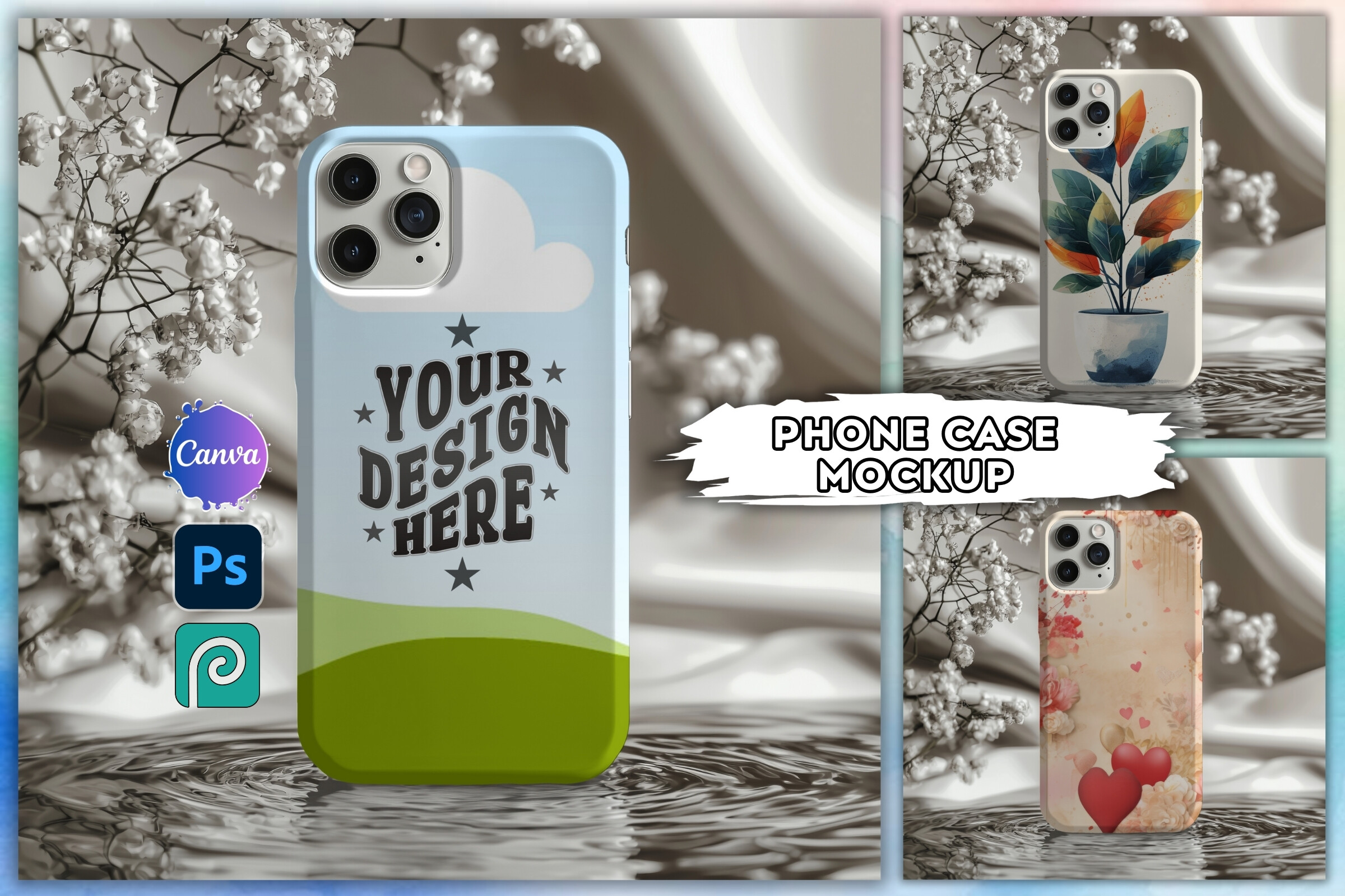 Drag and Drop Phone Case Template Canva