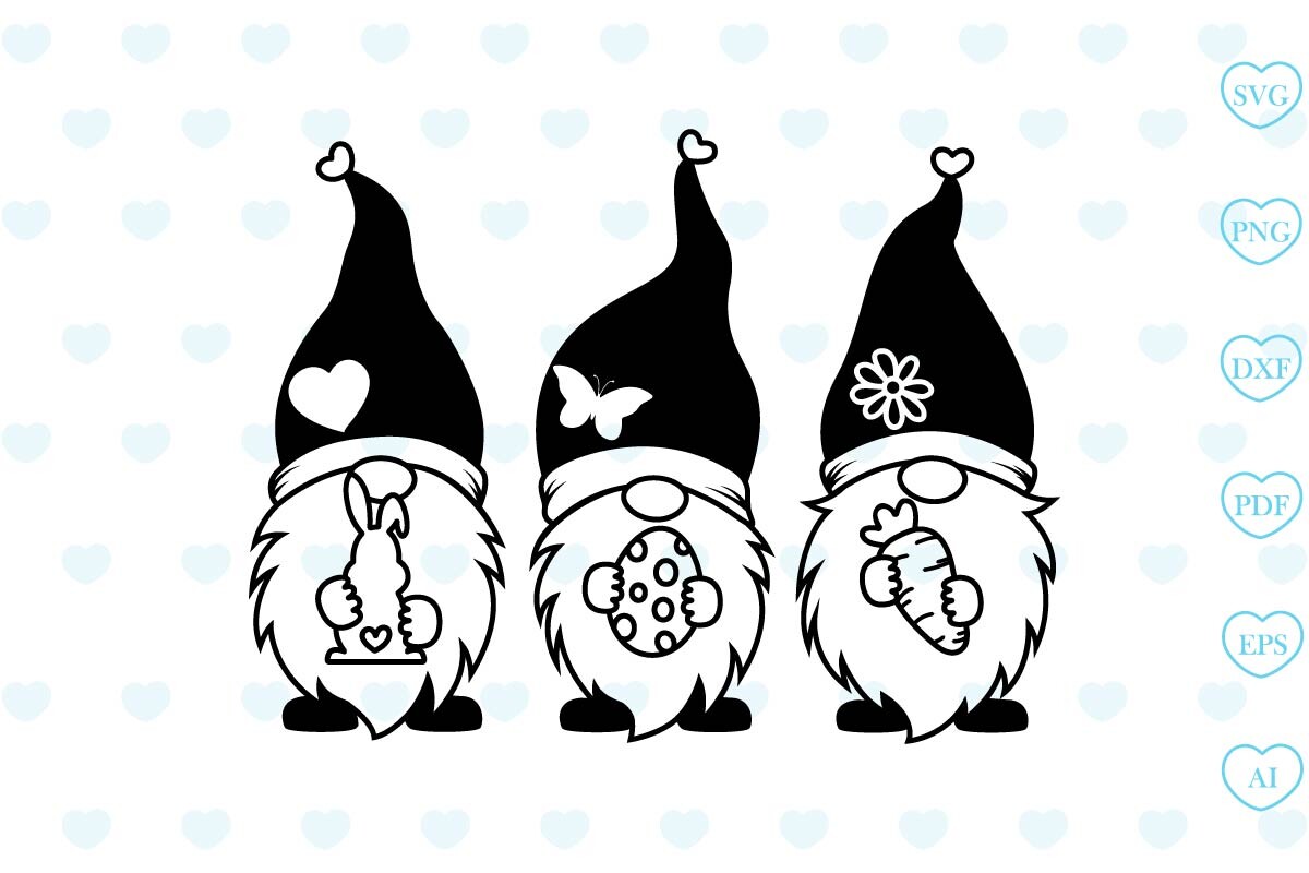 Easter Gnome Svg Easter Svg Graphic by Tadashop Design · Creative Fabrica