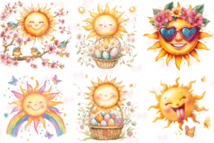 Funny Spring Sun Clipart Graphic by Markicha Art · Creative Fabrica