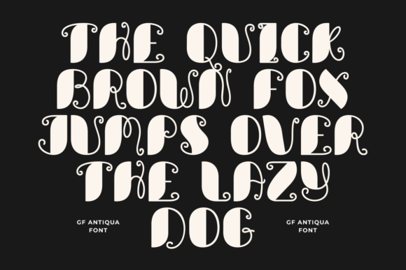 Gf Antiqua Font - Preview 1