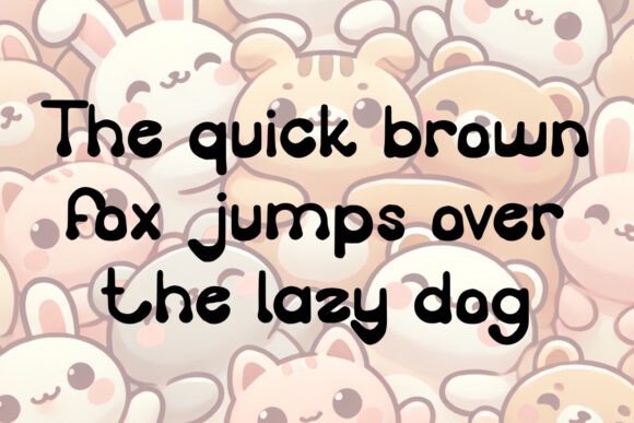 Heavy Hugs Font PNG with transparent background - Preview 2