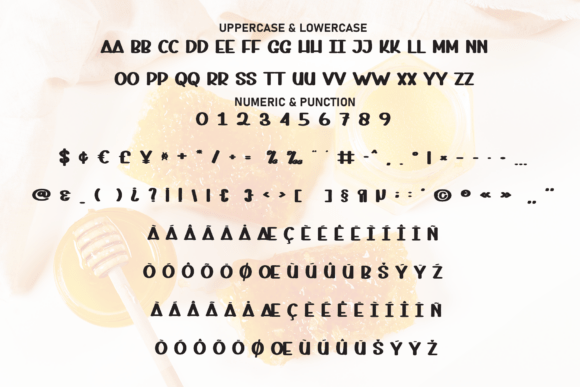 Honey Candy Font PNG with transparent background - Preview 6
