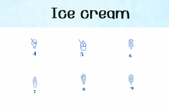 Ice Cream Font - Preview 3