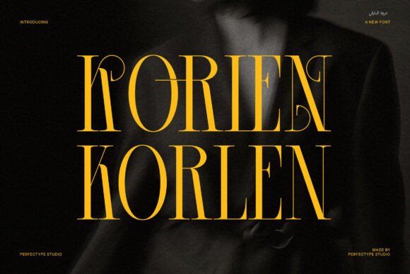 Korlen Font by Perfectype · Creative Fabrica font preview