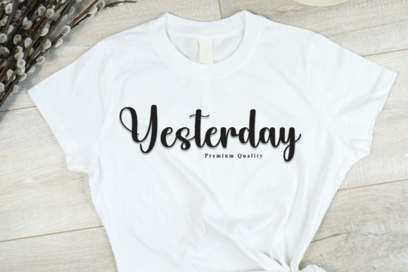 Lasting Font PNG with transparent background - Preview 4
