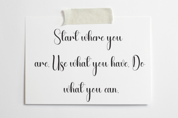 Love Blooming Font PNG with transparent background - Preview 2