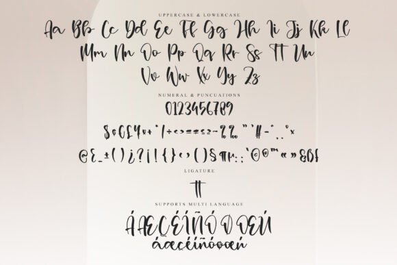 Lovely Script Font PNG with transparent background - Preview 5