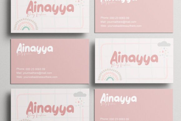 Lucky Rainbow Font PNG with transparent background - Preview 1