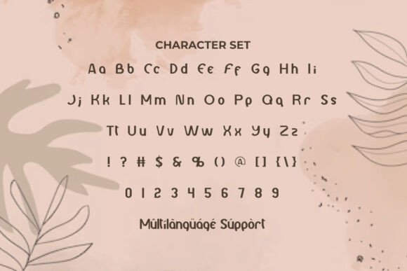 Mango Caviar Font PNG with transparent background - Preview 4