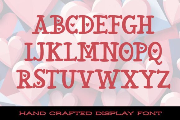 Maria's Valentine Font PNG with transparent background - Preview 1