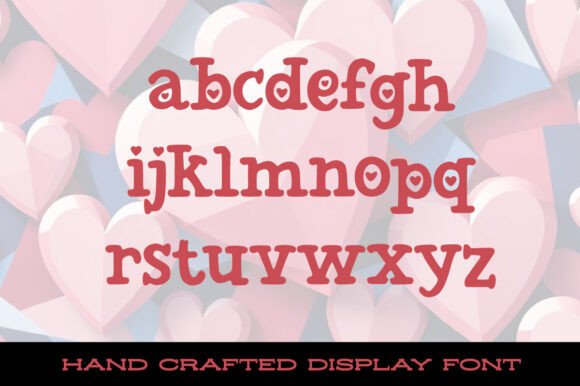 Maria's Valentine Font PNG with transparent background - Preview 2