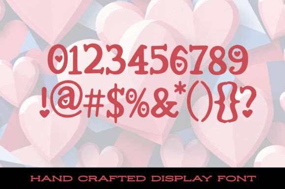 Maria's Valentine Font PNG with transparent background - Preview 3