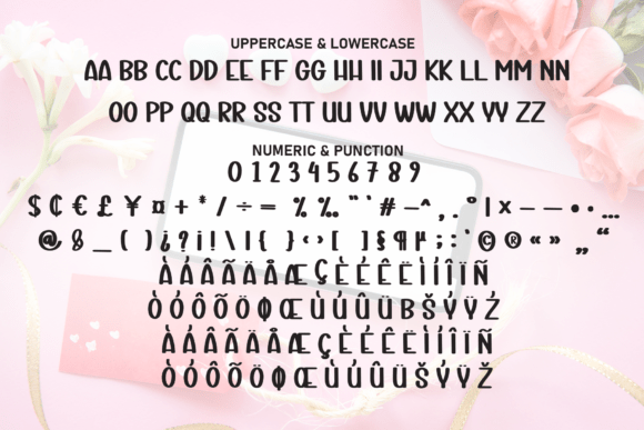 Monday Valentine Font PNG with transparent background - Preview 6