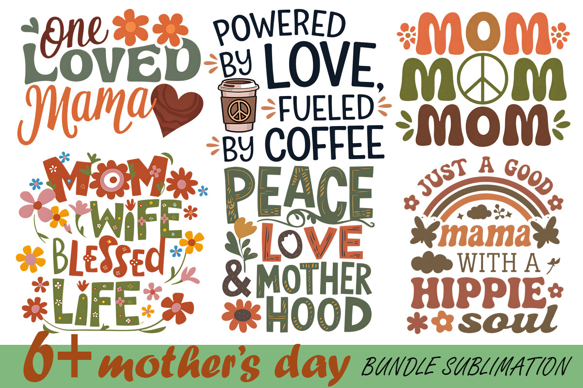 Mother Day Bundle Sublimation7 Graphic by linhlinhdesign · Creative Fabrica