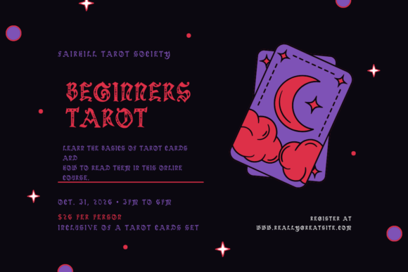 Mystic Deck Font PNG with transparent background - Preview 5