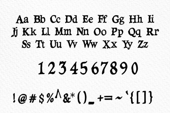 Mystic Script Font PNG with transparent background - Preview 1
