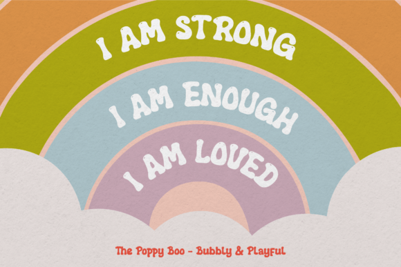 Poppy Boo Font PNG with transparent background - Preview 1