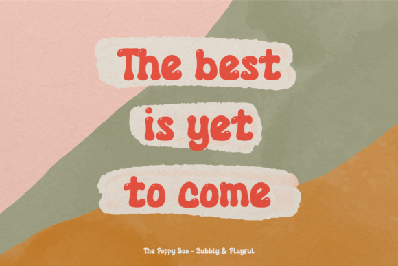 Poppy Boo Font PNG with transparent background - Preview 3