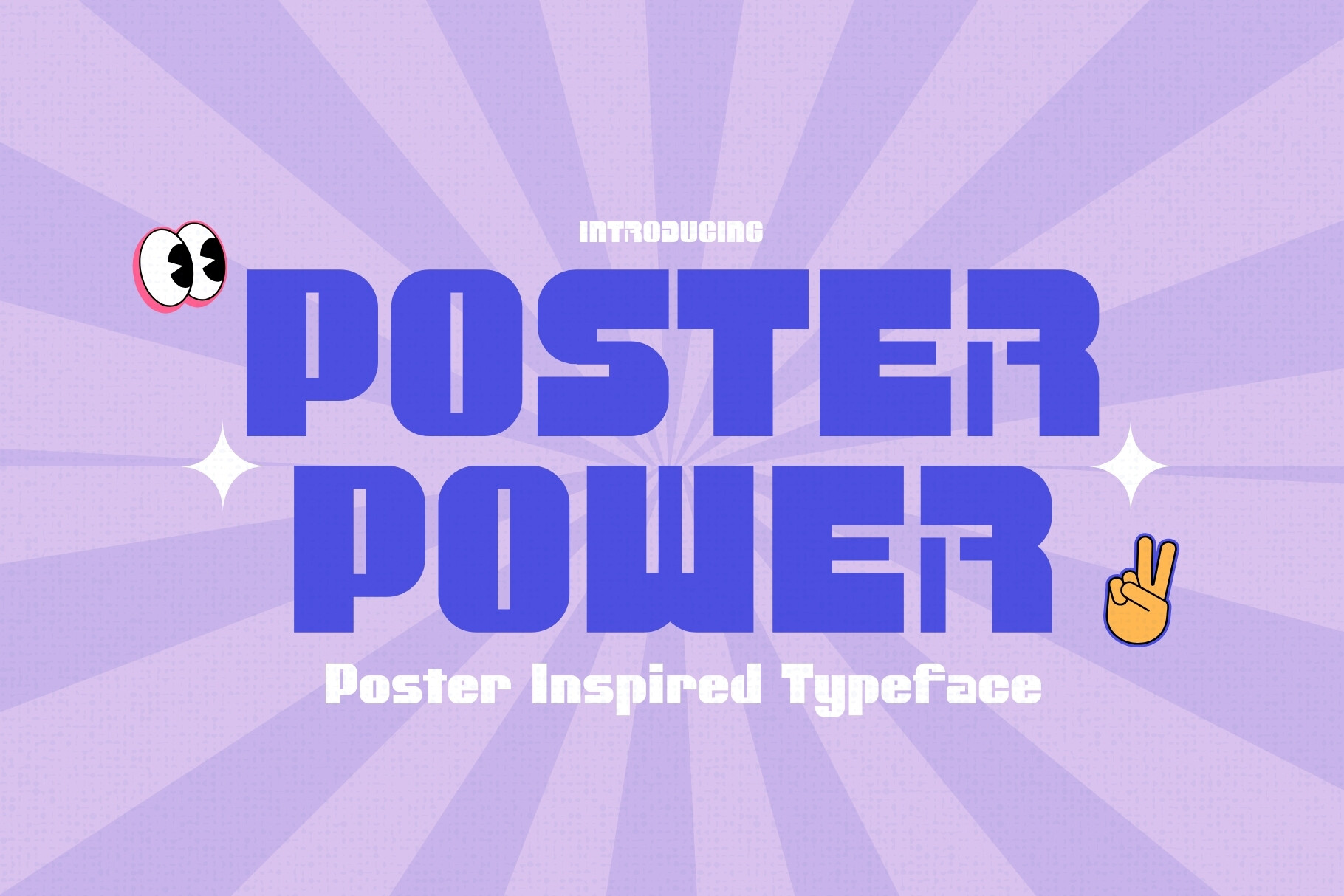 Poster Power preview: bold display poster typeface