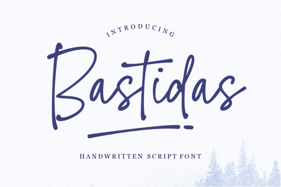 Bastidas Skript-Schriftarten Schriftart Von Nun Creatype
