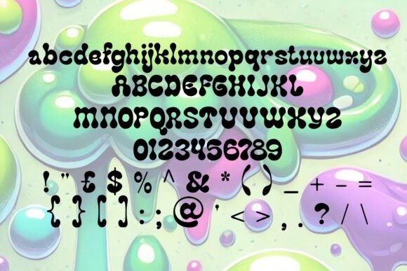Blorp Blop Font - Preview 1