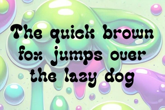Blorp Blop Font - Preview 2