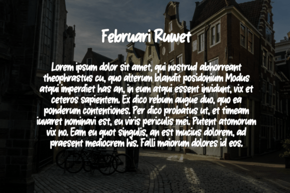 Februari Ruwet Font - Preview 2