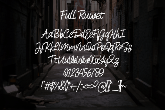 Full Ruwet Font - Preview 1