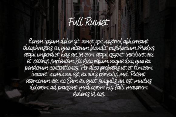 Full Ruwet Font - Preview 2