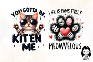 Funny Cats Sublimation Quotes Bundle Graphic by Cat Lady · Creative Fabrica
