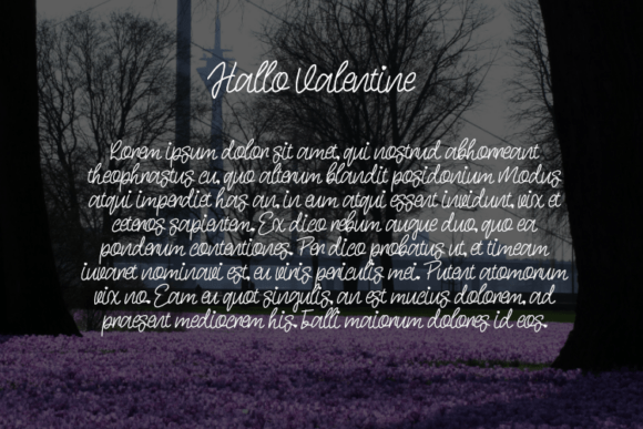Hallo Valentine Font - Preview 2