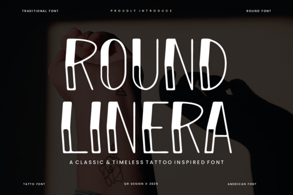 Round Linera Font font preview - 1