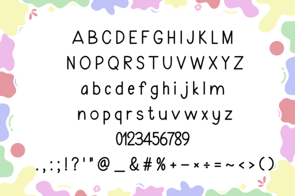 School Goodnote Font PNG with transparent background - Preview 1