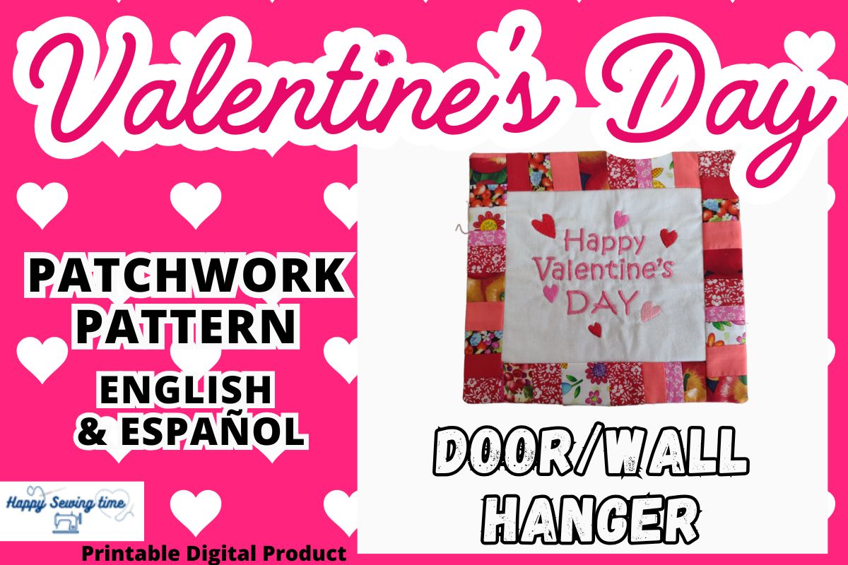 Valentine’s Day Patchwork Wall Hanging