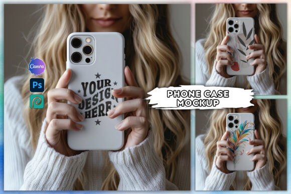 IPhone Case Mockup Canva Phone Template