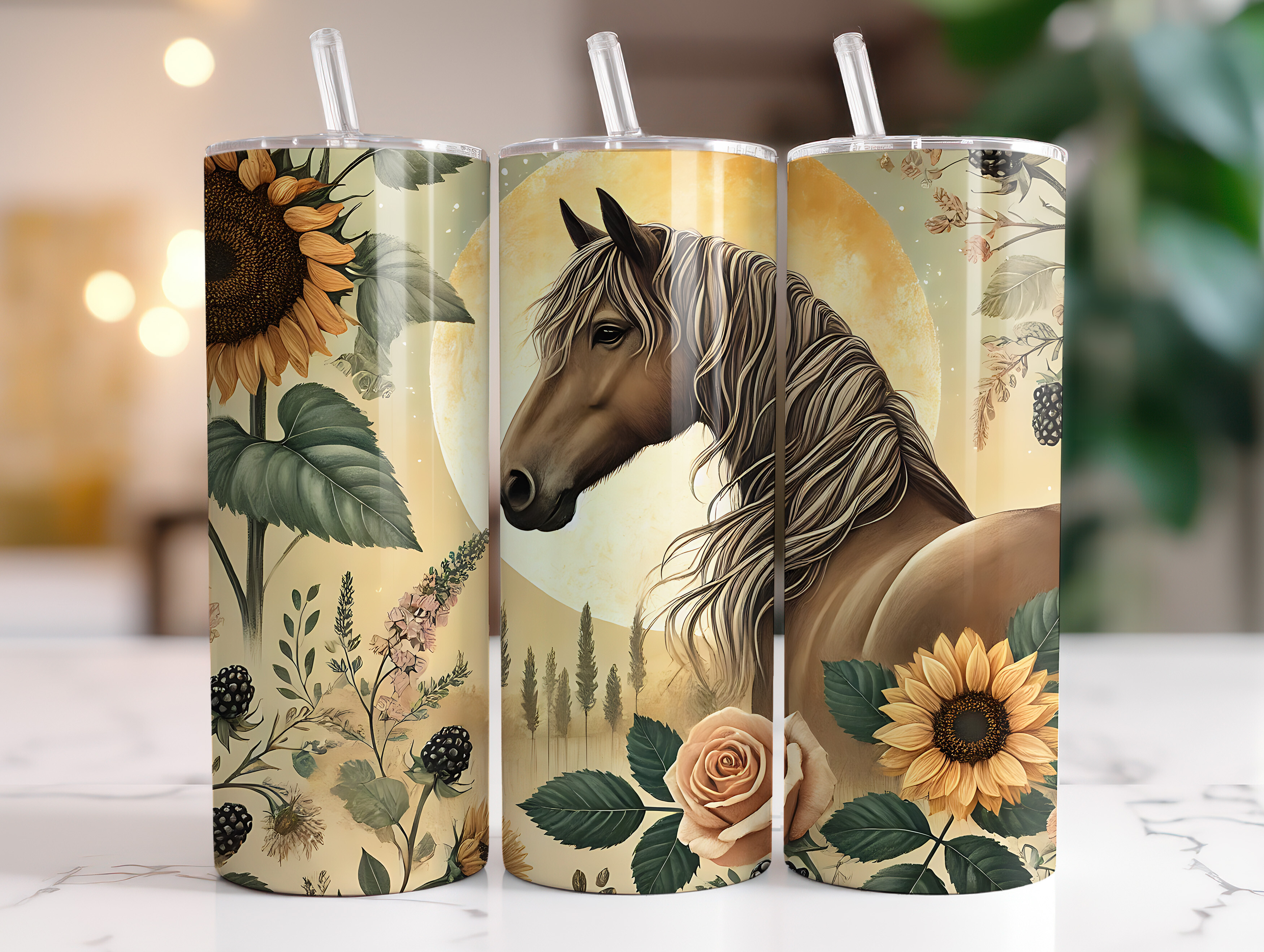 20 Oz Horse Skinny Tumbler Wrap PNG Graphic by RahatKDP · Creative Fabrica