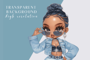 51 Black Girl Chibi PNG Clipart Graphic by Studio Glam · Creative Fabrica