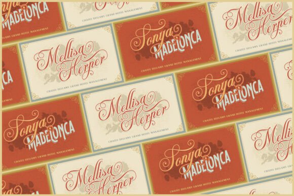 Ashenford Vintage Trio Font PNG with transparent background - Preview 4