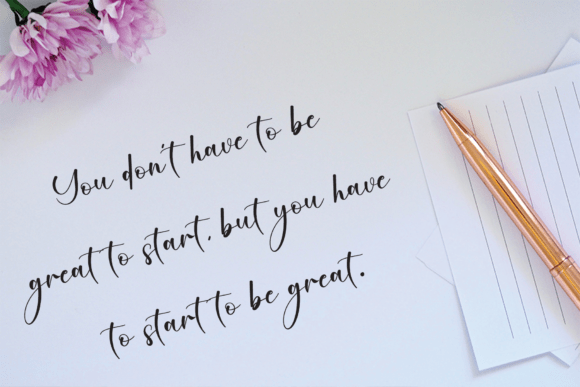 Beautiful Font - Preview 2