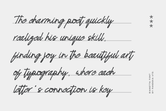Bianetta Font - Preview 6