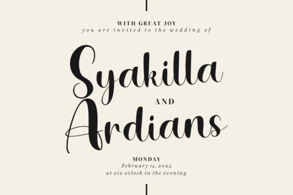Birthday Planner Font - Preview 2