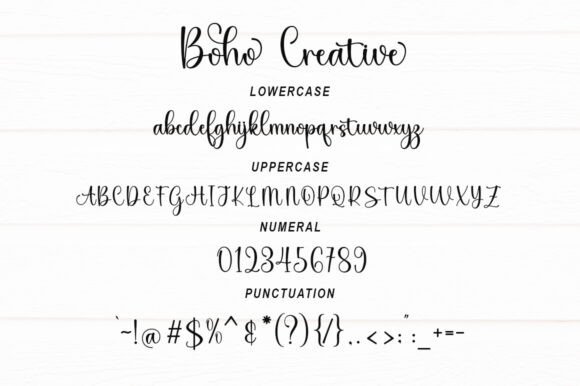Boho Creative Font - Preview 6