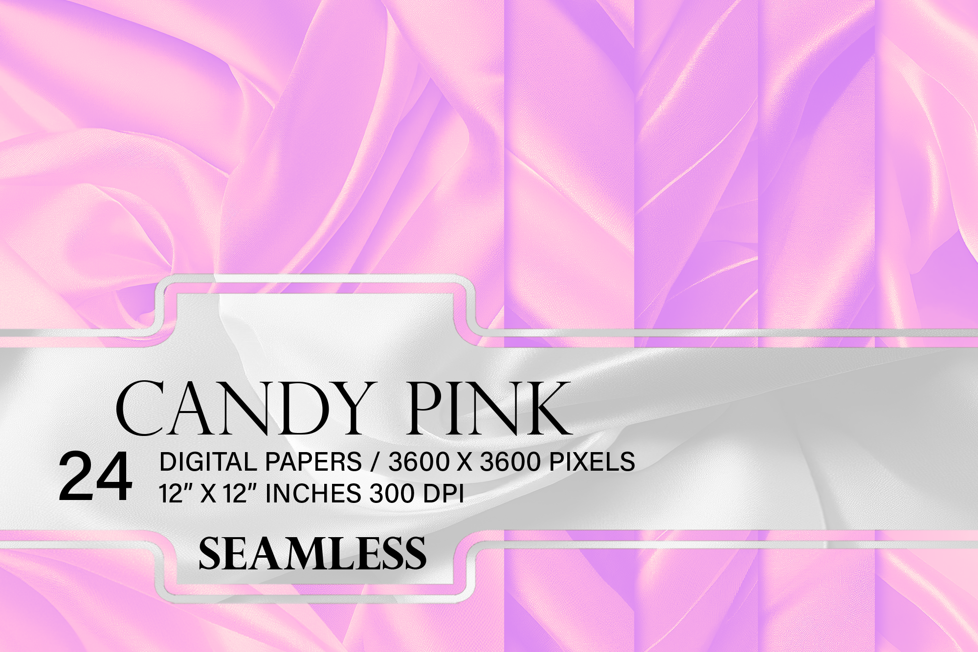 Candy Pink Silk Digital Paper Graphic by Gadeo design · Creative Fabrica